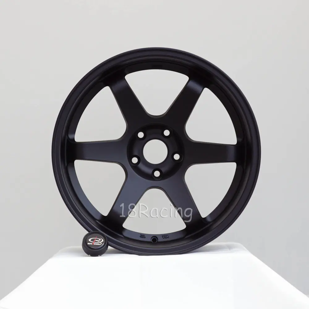 Rota Wheels Grid 19X10.5  5X114.3  15  73 Satin Black 1