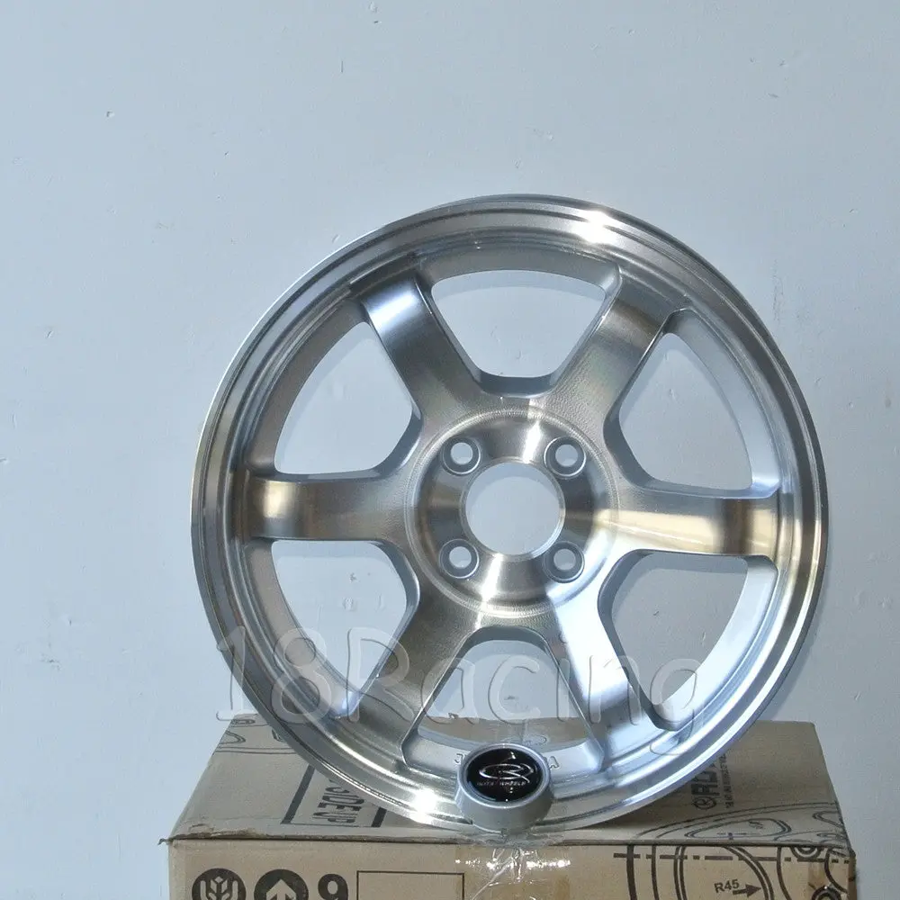 Rota Wheels Grid Concave 1590 4X100 36 67.1 Full Polish Silver 15 Lbs 1