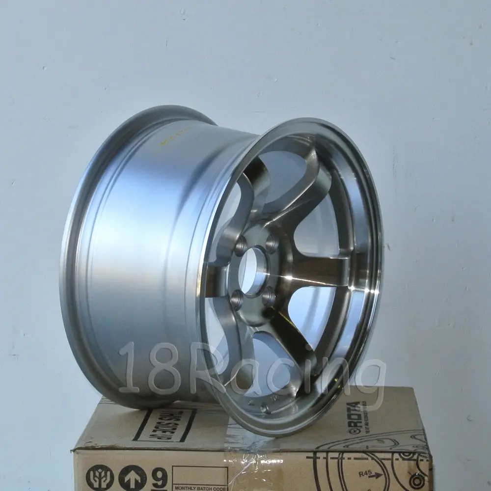 Rota Wheels Grid Concave 1580 5X114.3 20 73 Full Polish Silver 1