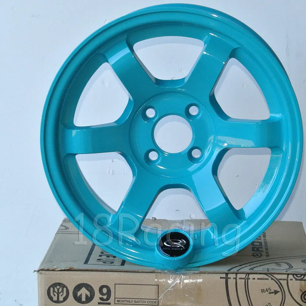 Rota Wheels Grid Concave 1590 4X100 36 67.1 Teal Blue 15 Lbs 1