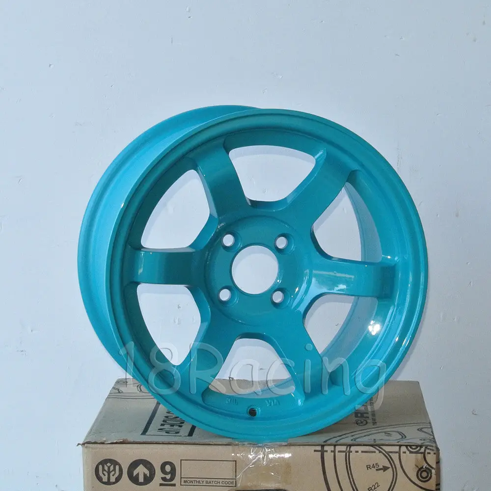 Rota Wheels Grid Concave 1590 4X100 36 67.1 Teal Blue 15 Lbs 2