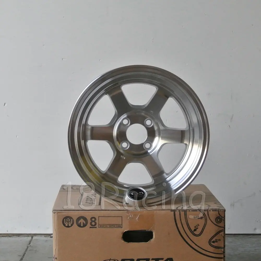 Rota Wheels Grid V 1580 4X100 0 67.1 Full Polish Silver 1