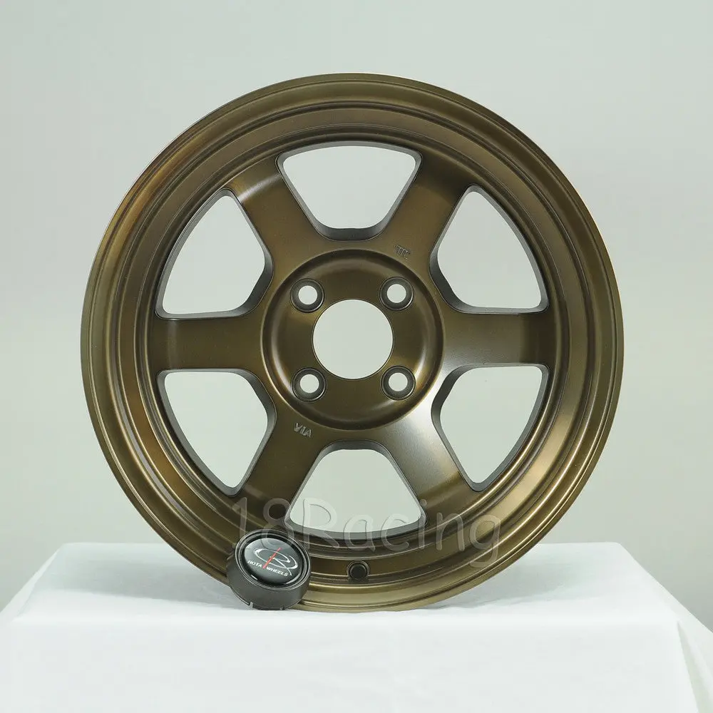 Rota Wheels Grid V 1590 4X100 -15 67.1 Full Royal Sport Bronze 1
