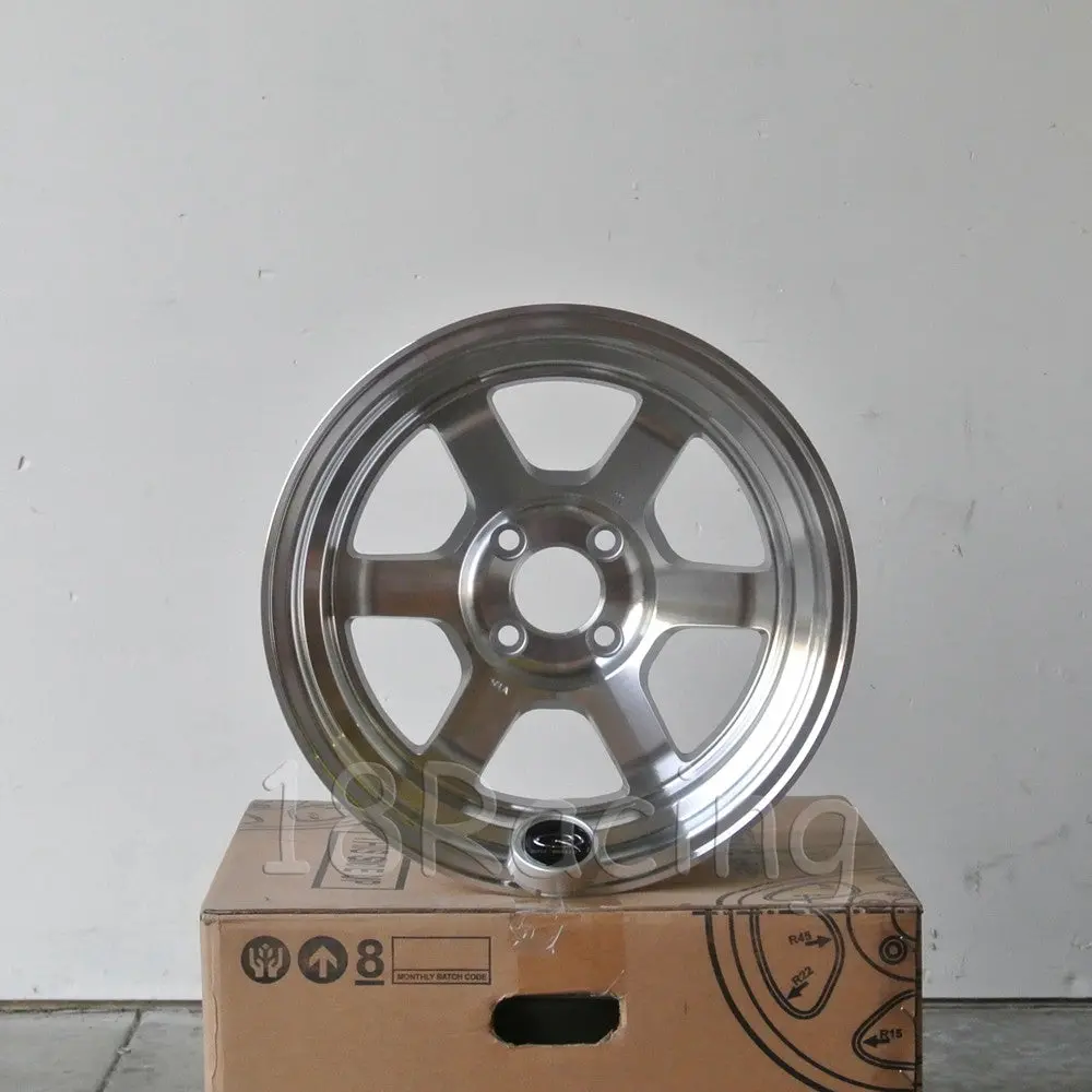 Rota Wheels Grid V 1570 4X100 0 67.1 Full Polish Silver 1
