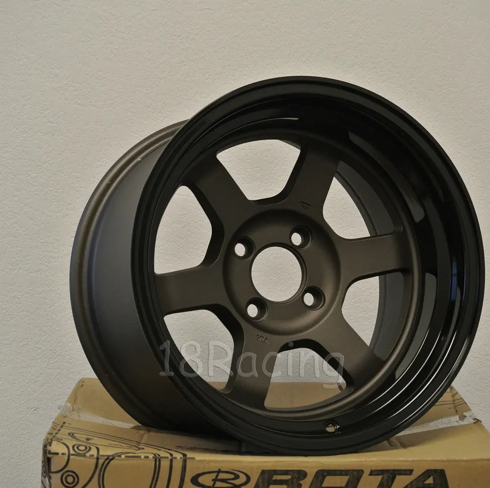 Rota Wheels Grid V 1680 4X114.3 10 73 Flat Gunmetal With Yamaha Black Lip 1