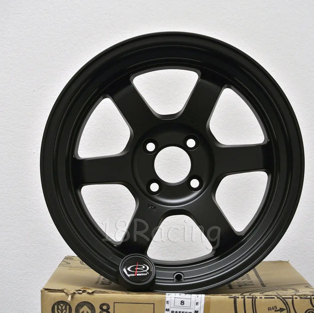 Rota Wheels Grid V 1680 4X100 20 67.1 Flat Black 1