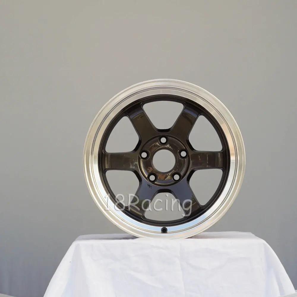 Rota Wheels Grid V 1680 5X114.3 20 73 Gunmetal With Polish Lip 1