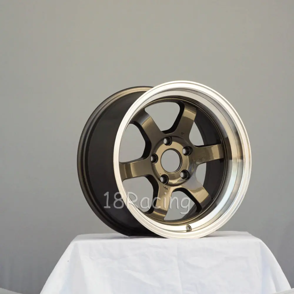 Rota Wheels Grid V 1680 5X114.3 20 73 Gunmetal With Polish Lip 2