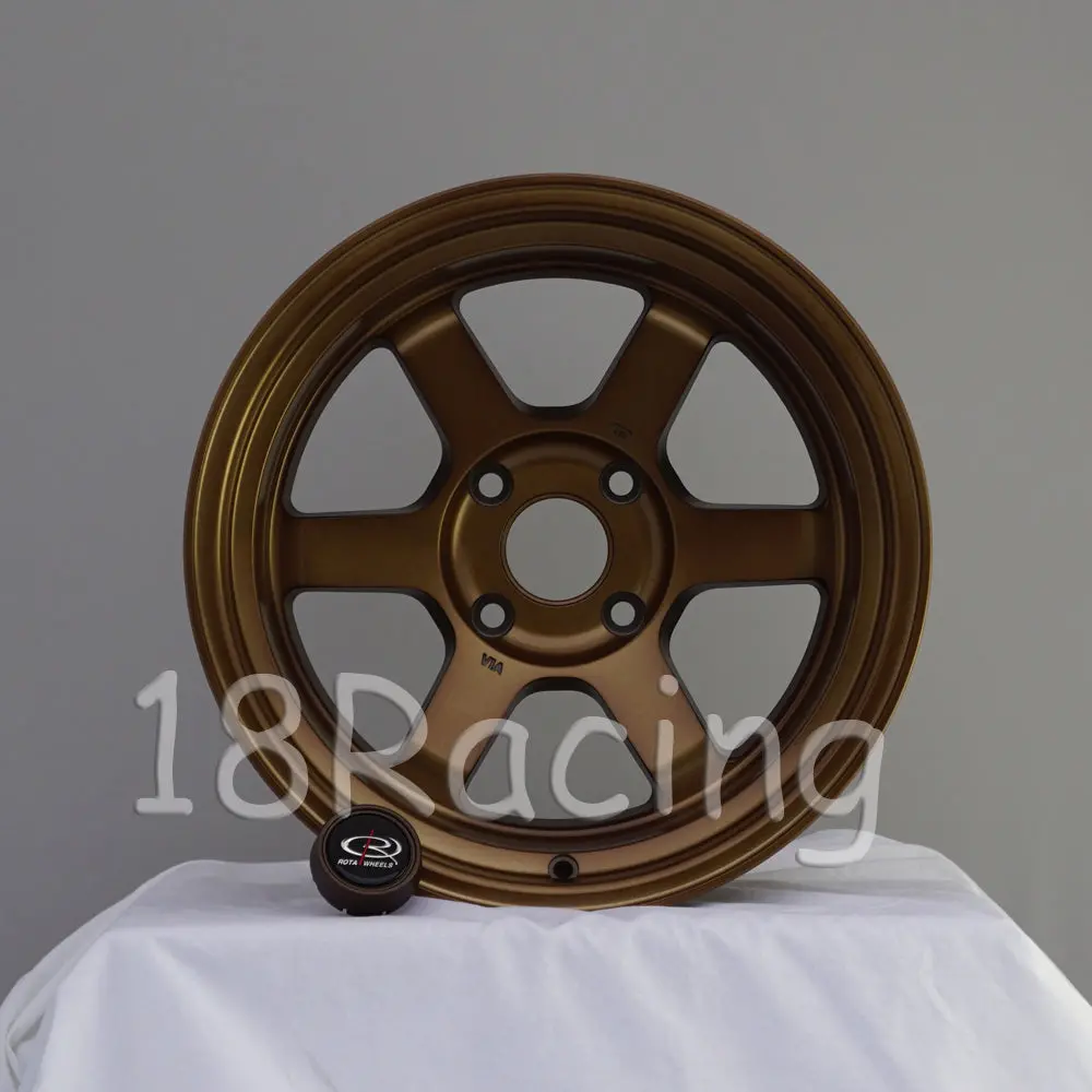 Rota Wheels Grid V 1690 4X100 -15 67.1 Full Royal Sport Bronze 1