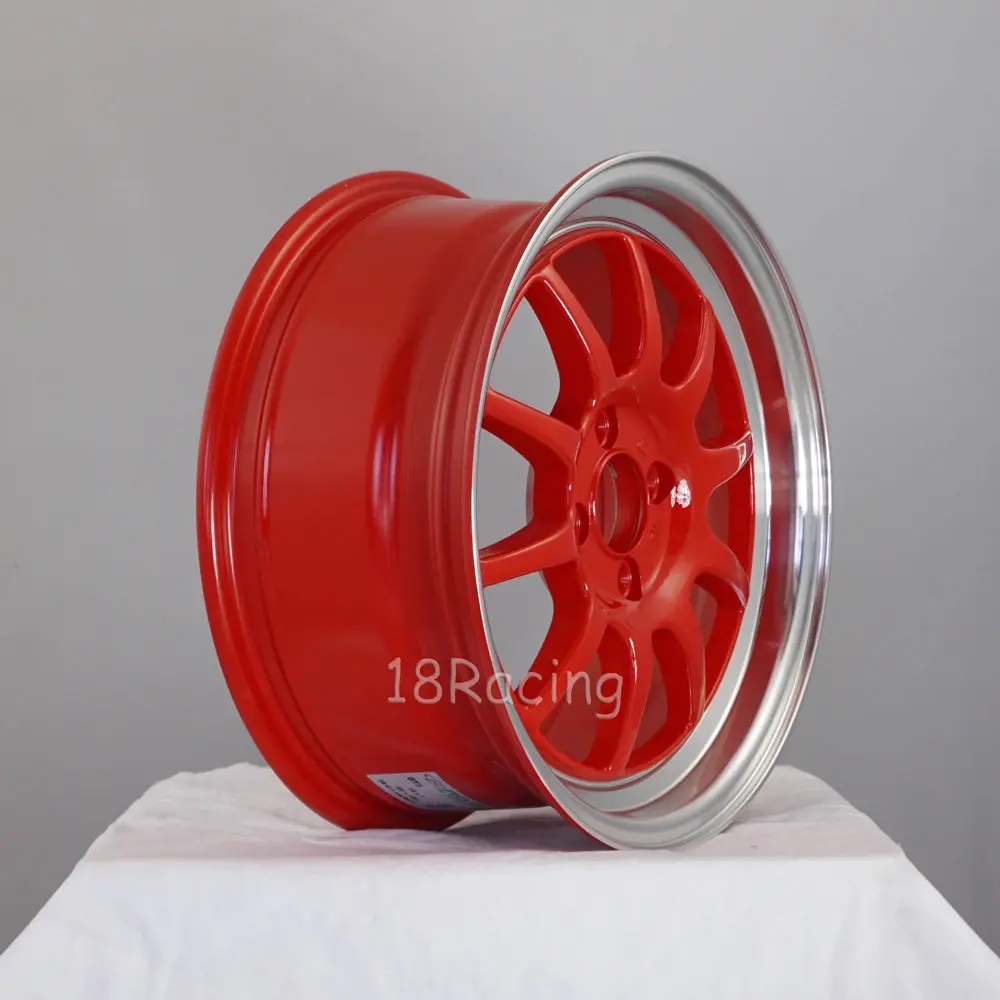 Rota Wheels Gt3 1670 5X114.3 40 73 Red With Polish Lip 1