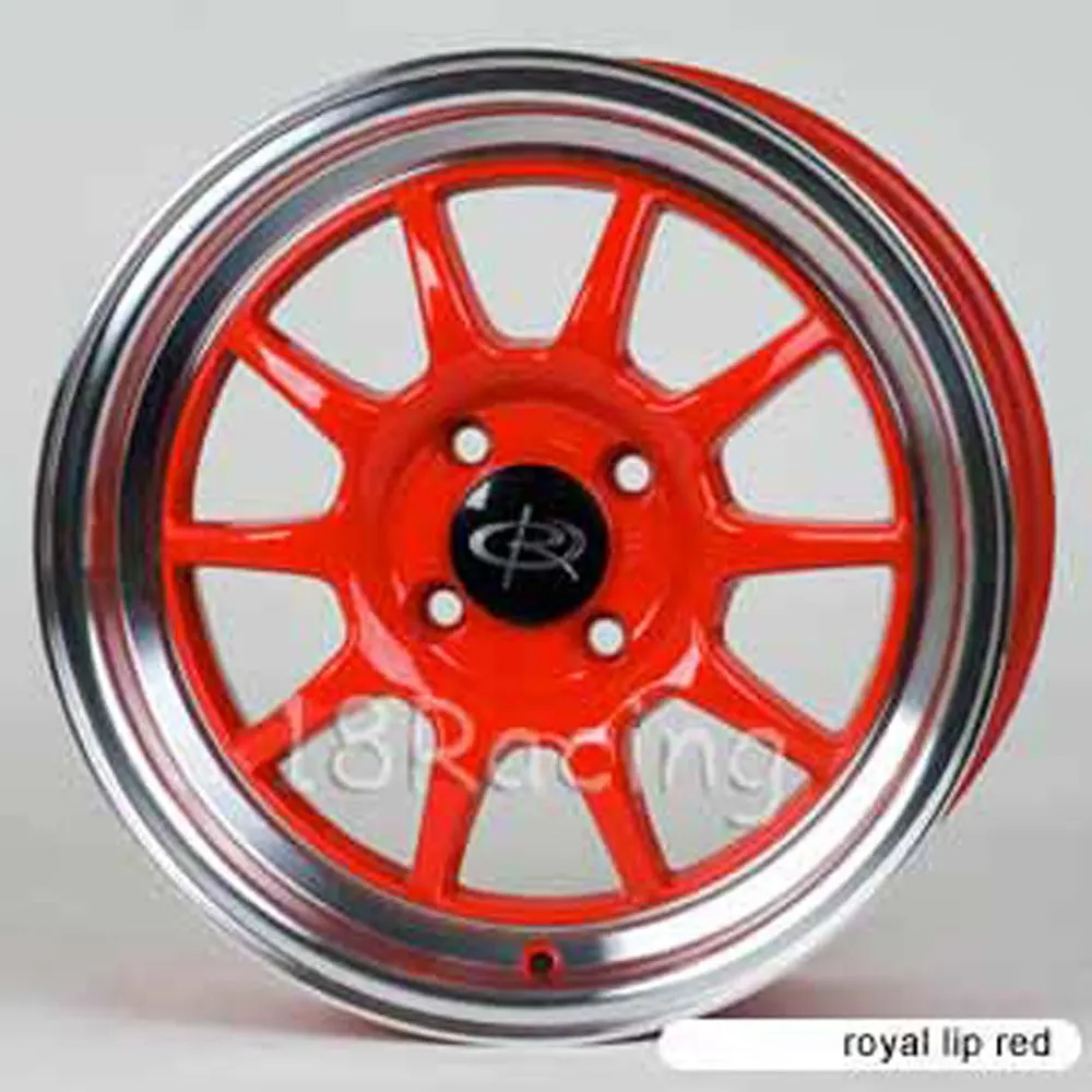 Rota Wheels Gt3 1670 4X100 40 67.1 Red With Polish Lip 1