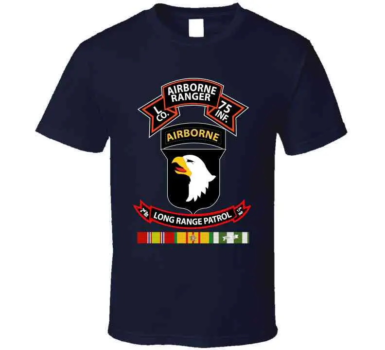 Ssi - Vietnam - L Co 75Th Ranger - 101St Abn - Lrsd W Vn Svc X 300 Long Sleeve T Shirt 18