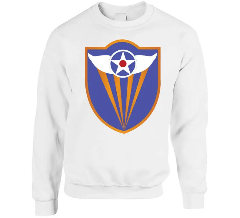 AAC SSI 4th Air Force vintage-style crewneck T-shirt — heavyweight 300gsm cotton, also available as sweatshirt, hoodie, or long-sleeve tee - Image 8