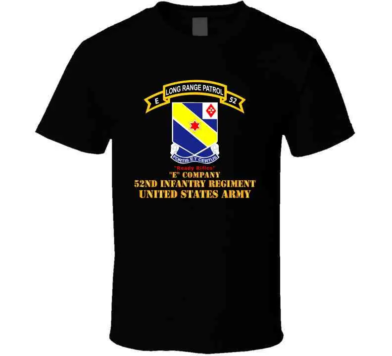 Army -  E Co 52Nd Infantry - Lrp - Ready Rifles T-Shirts - Classic 2
