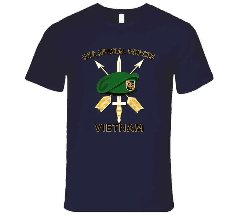 Sof - Flash - 5Th Special Forces Group - Vietnam - T-Shirts - Premium 4