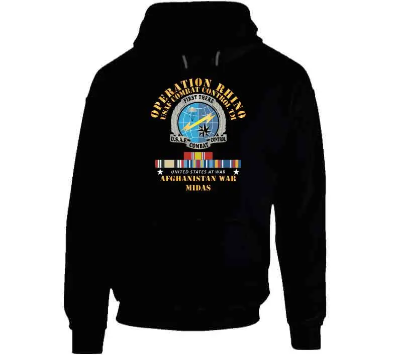 Special Operations Forces Operation Rhino Afghanistan commemorative T-shirt honoring USAF Combat Control Team members with Midas X-300 mission insignia - Image 10