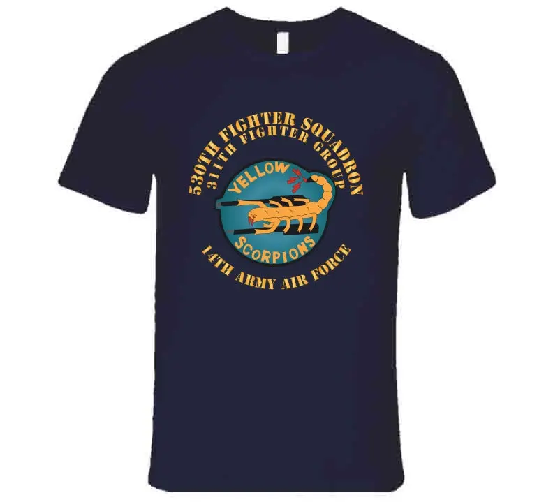 Vintage AAC 530th Fighter Squadron Tee – Honoring the 311th Fighter Group and 14th Army Air Force - Image 19