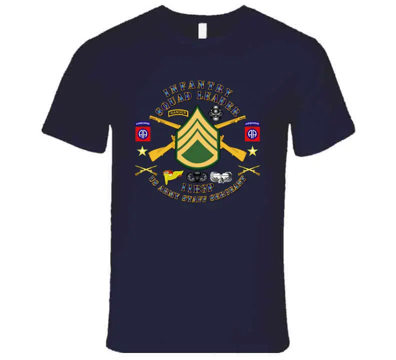 Premium 82nd Airborne Infantry Squad Leader T-Shirt - Image 4