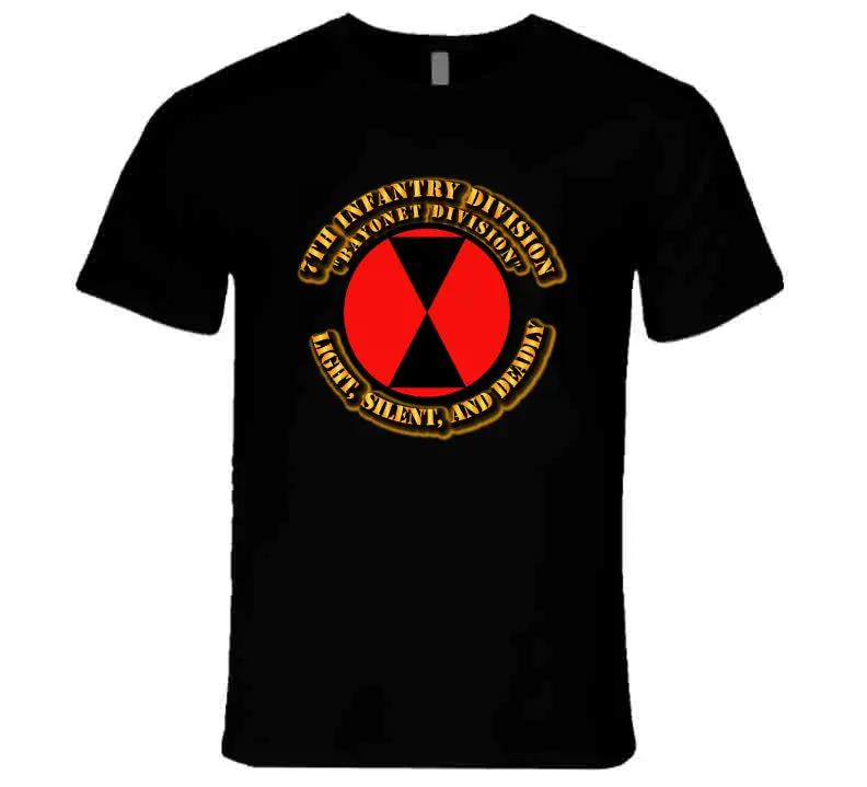 7Th Infantry Division - Bayonet Div - Lt Silent Dead - T-Shirts - Premium 1