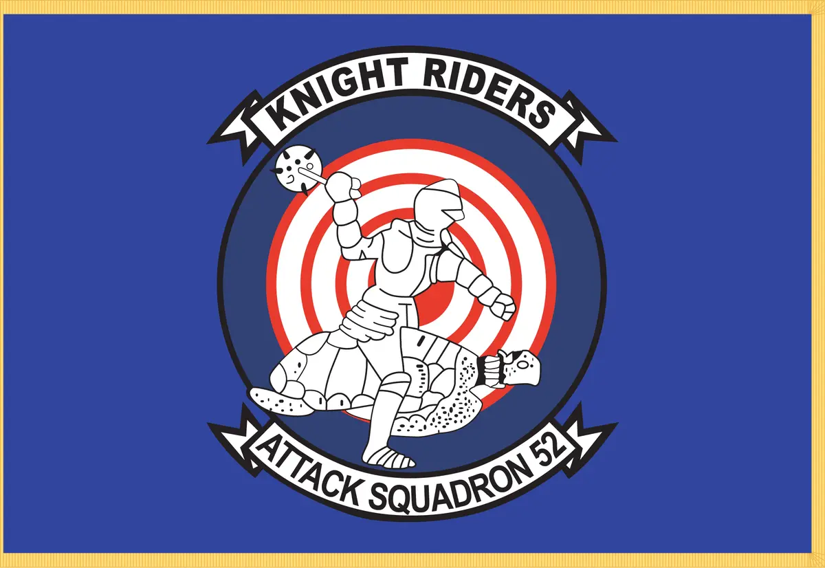 Rectangle Flags - Attack Squadron 52 X 300 - Hat 1