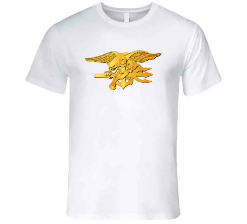Sof - Us Navy Seal Badge - T-Shirts - Premium 1