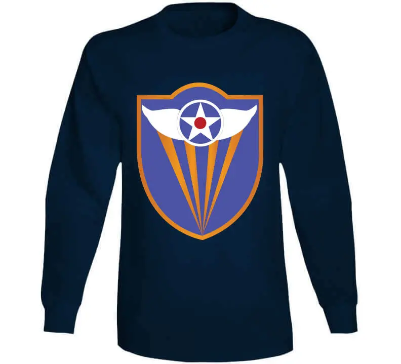 AAC SSI 4th Air Force vintage-style crewneck T-shirt — heavyweight 300gsm cotton, also available as sweatshirt, hoodie, or long-sleeve tee - Image 13