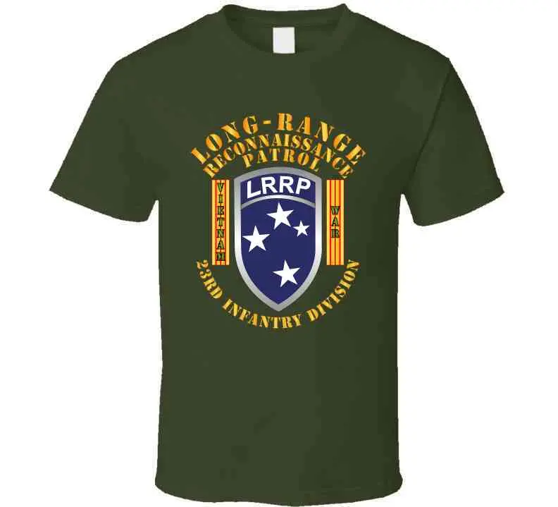 Sof - 23Rd Id - Lrrp W Vn War Banner T Shirt 2