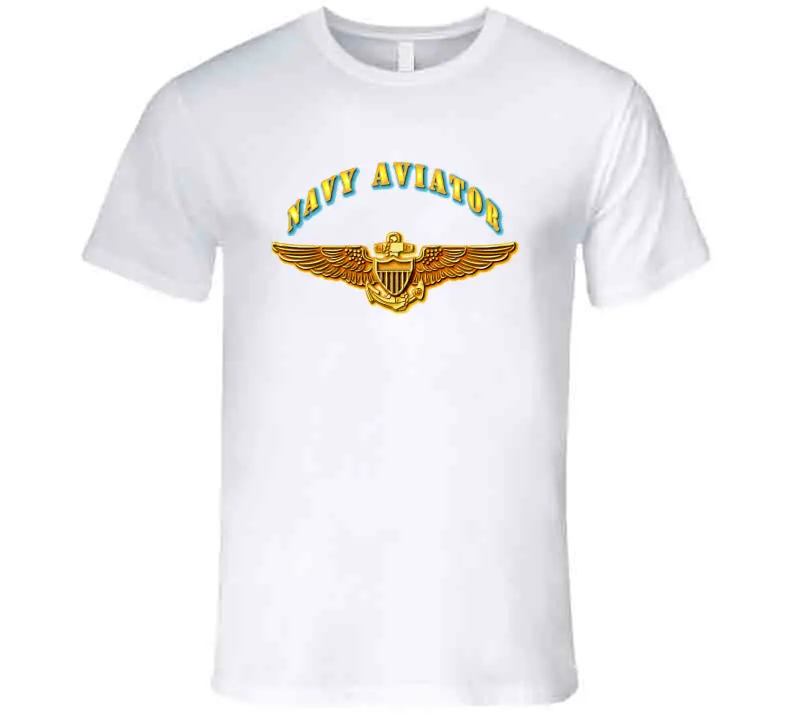 Emblem - Navy - Navy Aviator - T-Shirts - Premium 2