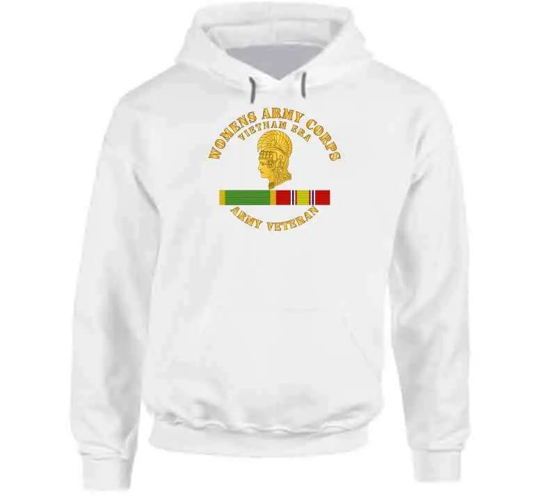 Vietnam-Era Women's Army Corps Long Sleeve T-Shirt with WAC and NDMS Insignia - Image 14