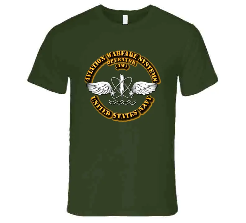 Navy Aviation Warfare Systems Operator (AW) Rate T-Shirt - Image 8
