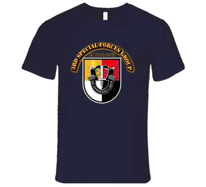 High-Quality Tactical T-Shirts Featuring 3rd Special Forces Group Flash Design - Image 4