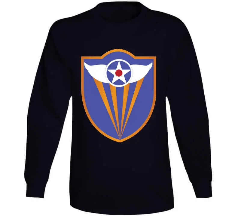 AAC SSI 4th Air Force vintage-style crewneck T-shirt — heavyweight 300gsm cotton, also available as sweatshirt, hoodie, or long-sleeve tee - Image 12