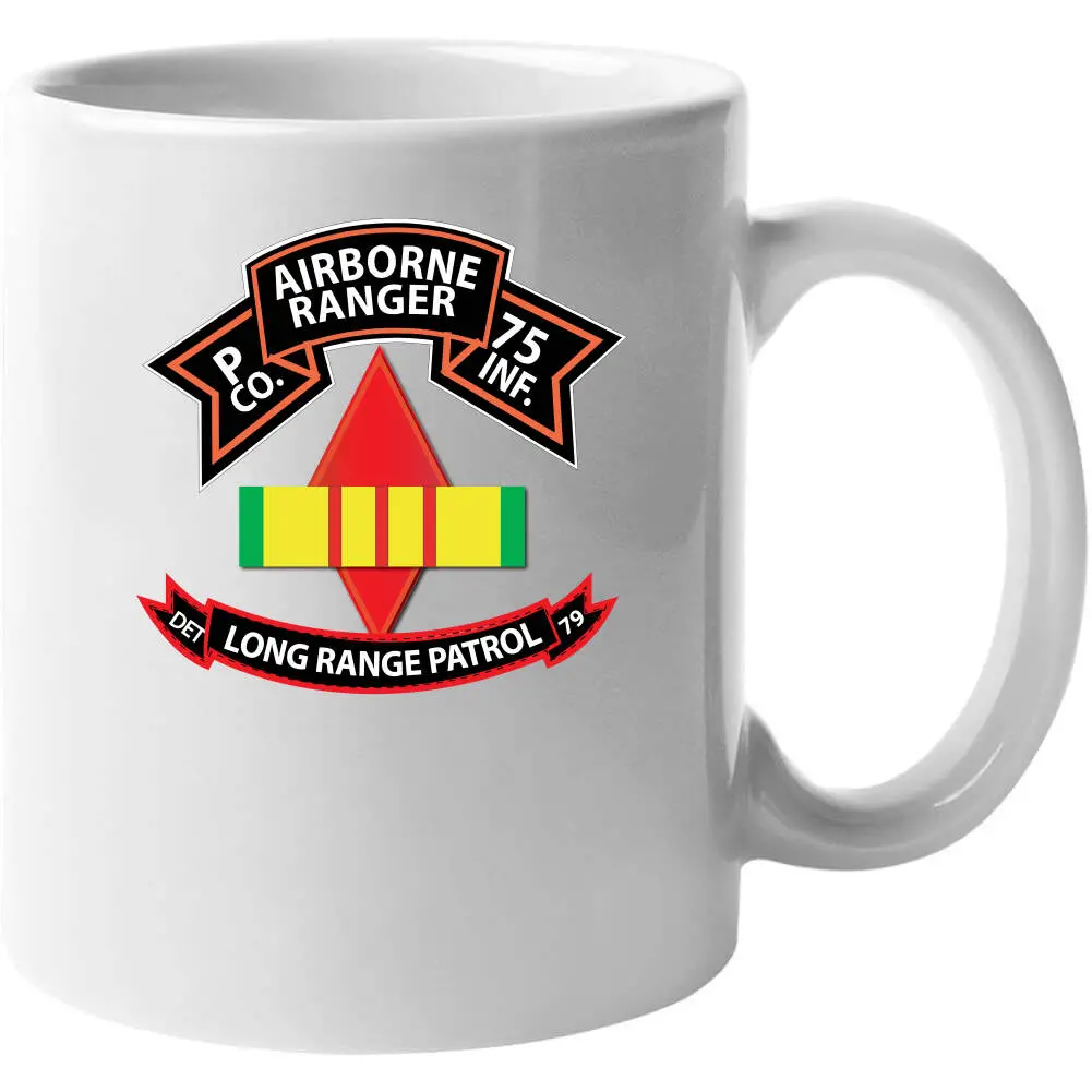 Commemorative Vietnam War T-shirt showcasing the 75th Ranger Regiment, 5th Infantry Division, LRS-D, and Vietnam Service Ribbon - Image 16