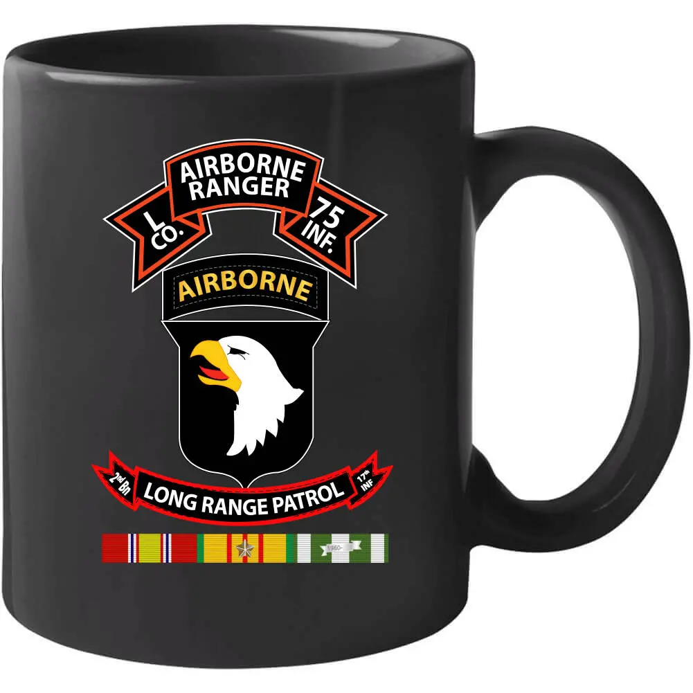 Vietnam War Veteran Long Sleeve T-Shirt Featuring 75th Ranger, 101st Airborne, and LRS-D Units - Image 15