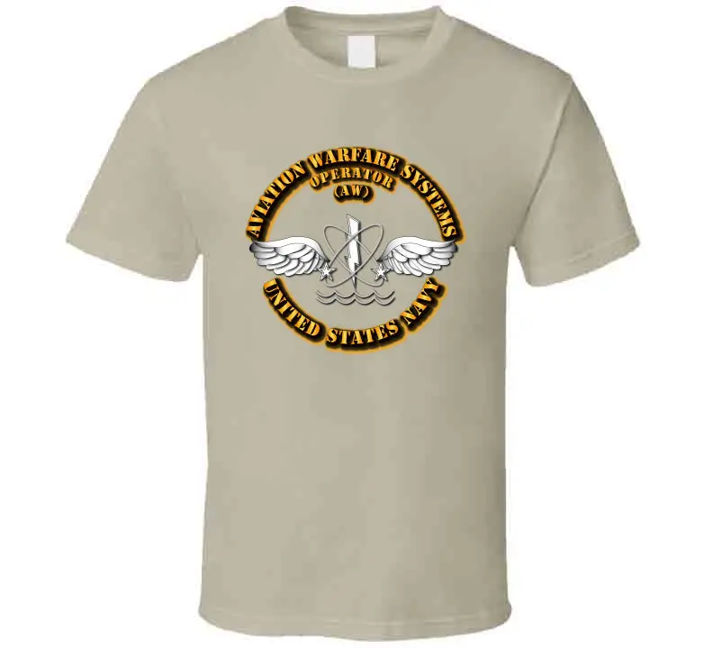 Navy - Rate - Aviation Warfare Systems Operator T Shirt 5