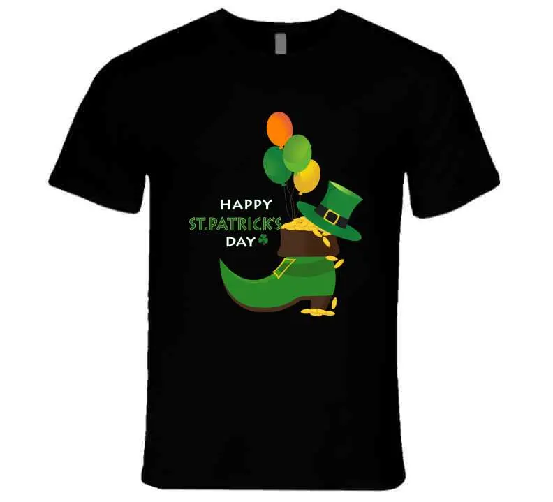 St. Patrick's Day Leprechaun Shoe Sweatshirt with Gold Coins Design - Image 17
