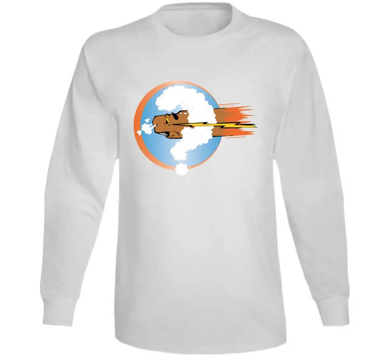 Vintage-inspired apparel honoring the 754th Bombardment Squadron of the 458th Bomb Group stationed in England during WWII—available as a classic T-shirt, crewneck sweatshirt, hoodie, or long-sleeve top. - Image 14