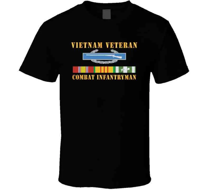 Vietnam Veteran - Cbt Infantryman W Cib Vn Svc X 300 T Shirt 1