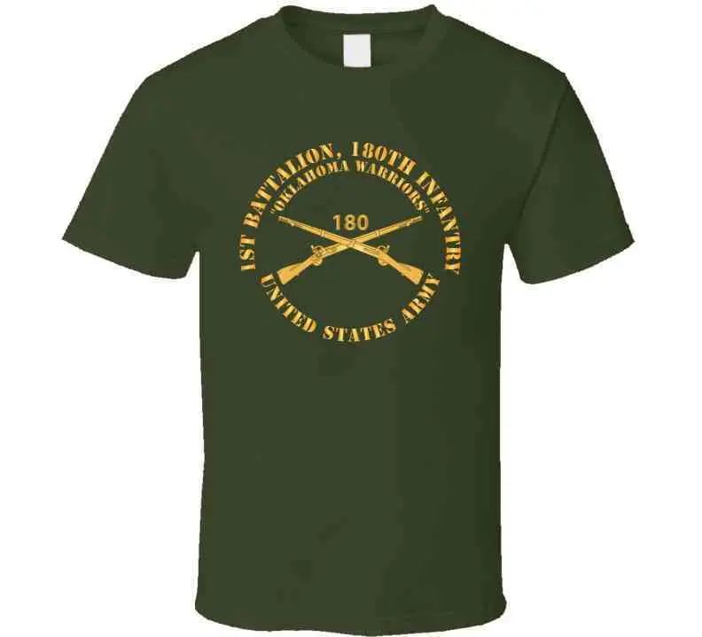180Th Infantry Regiment Branch - Oklahoma Warriors - Us Army X 300 Classic T Shirt, Crewneck Sweatshirt, Hoodie, Long Sleeve 2