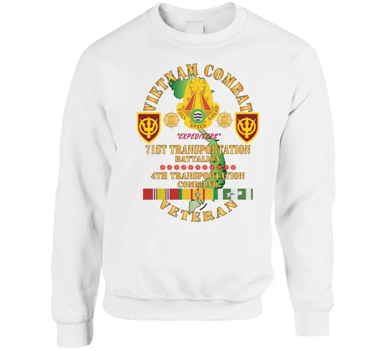 Vietnam War Veteran T-Shirt Honoring the 71st Transportation Battalion, 4th Transportation Command - Image 8