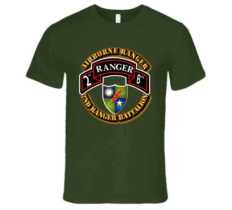 Sof - 2Nd Ranger Battalion - Airborne Ranger - T-Shirts - Premium 3