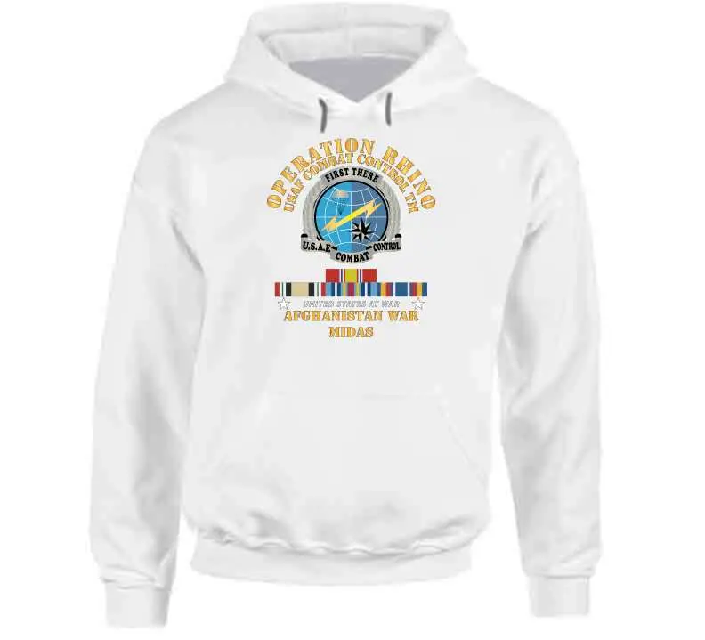 Special Operations Forces Operation Rhino Afghanistan commemorative T-shirt honoring USAF Combat Control Team members with Midas X-300 mission insignia - Image 12