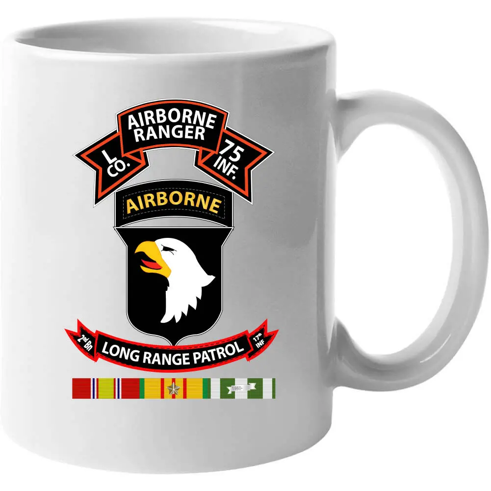Vietnam War Veteran Long Sleeve T-Shirt Featuring 75th Ranger, 101st Airborne, and LRS-D Units - Image 16