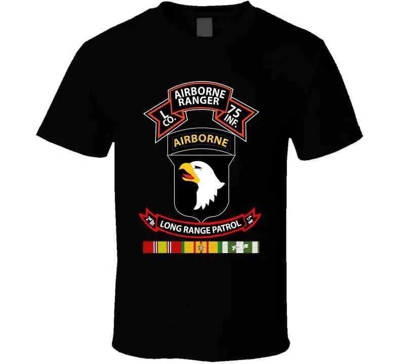 Ssi - Vietnam - L Co 75Th Ranger - 101St Abn - Lrsd W Vn Svc X 300 Long Sleeve T Shirt 16