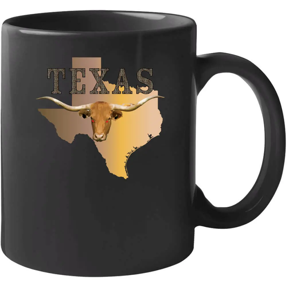 Texas Rattler Skin State Map with Longhorn Design – Classic T-Shirt, Crewneck Sweatshirt, Hoodie & Long-Sleeve Tee - Image 15