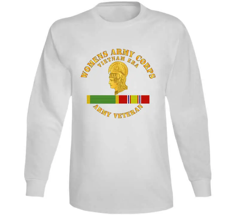 Army - Womens Army Corps Vietnam Era - W Wac - Ndsm X 300 Long Sleeve T Shirt 14