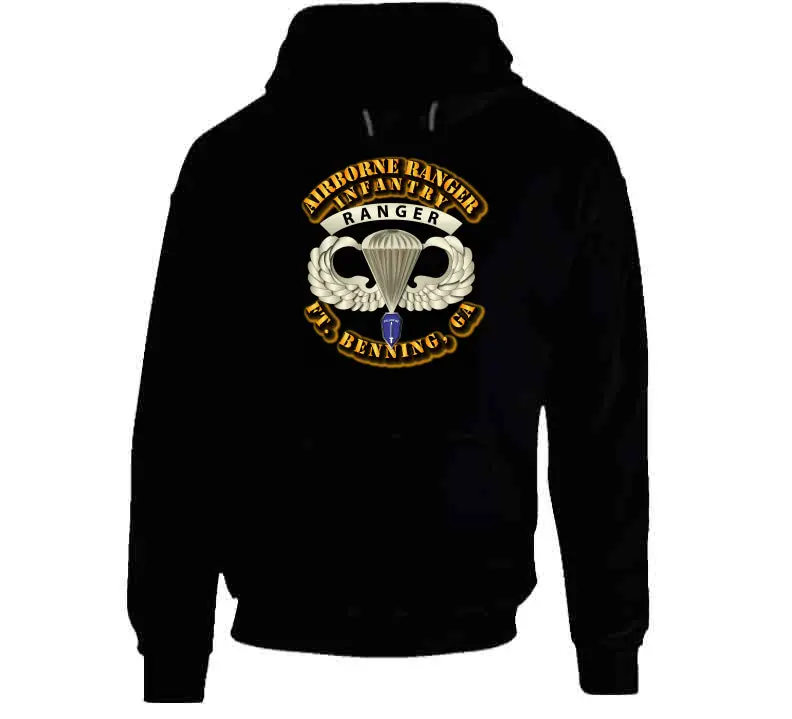 Sof - Airborne Badge - Ranger - Fbga - Hoodie 1
