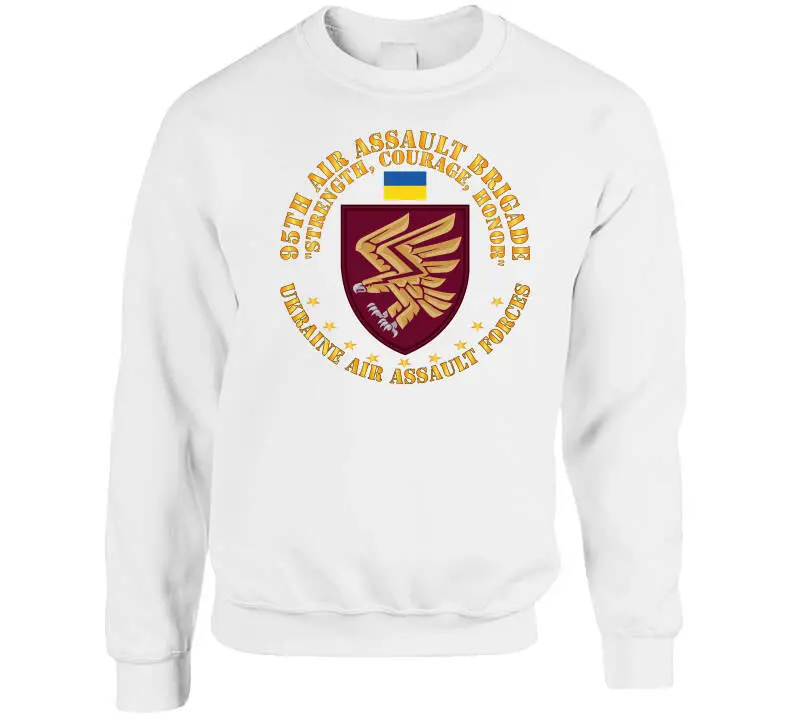Ukraine 95th Air Assault Brigade Patriotic T-Shirt – Strength, Courage, Honor - Image 8
