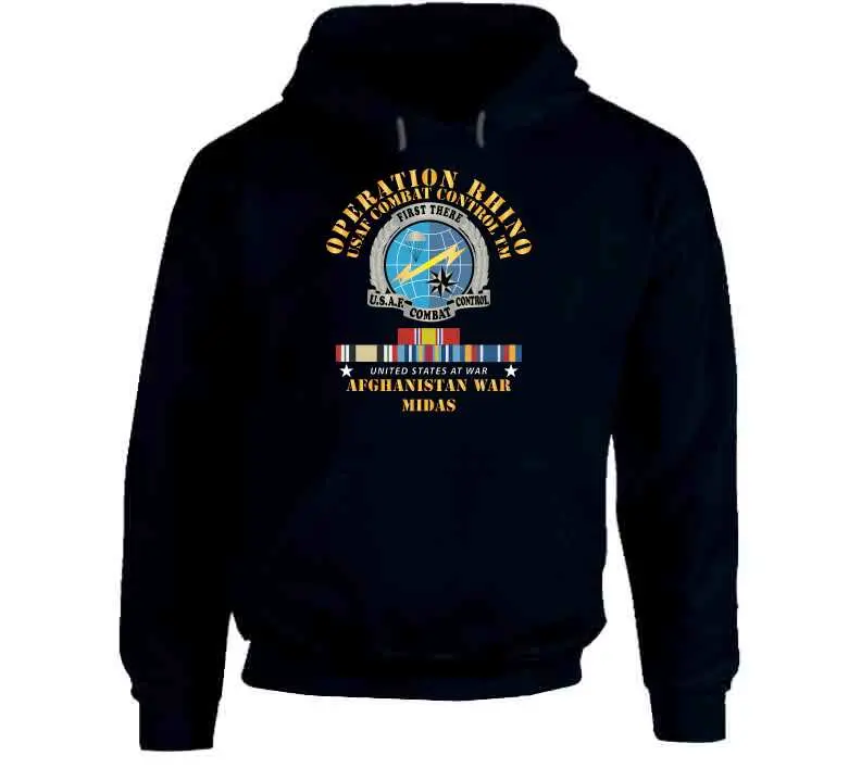 Special Operations Forces Operation Rhino Afghanistan commemorative T-shirt honoring USAF Combat Control Team members with Midas X-300 mission insignia - Image 11