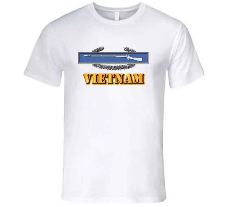 Premium Vietnam War CIB Army T-Shirt